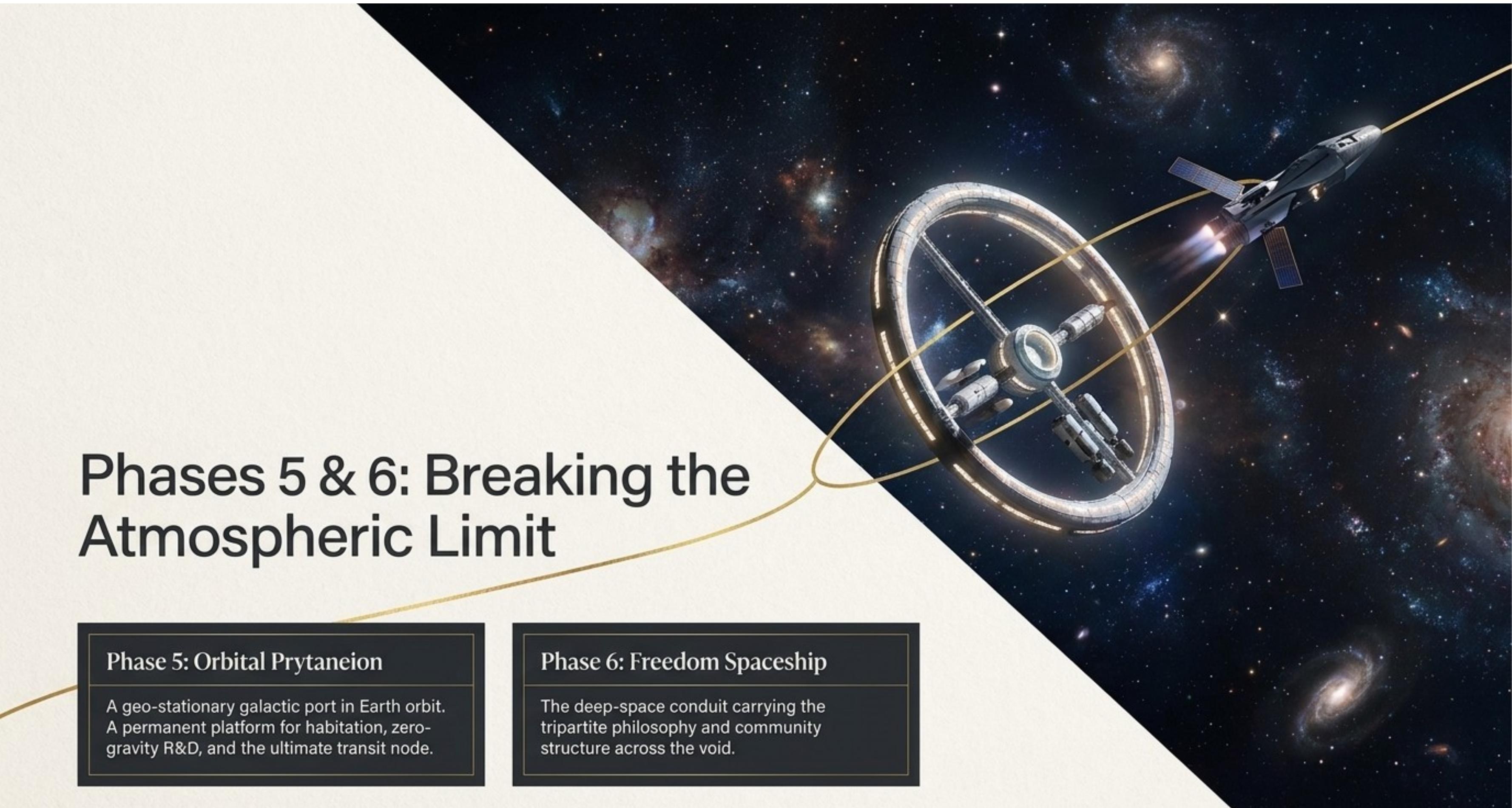 The Orbital Prytaneion and Freedom Spaceship